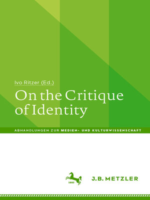 cover image of On the Critique of Identity